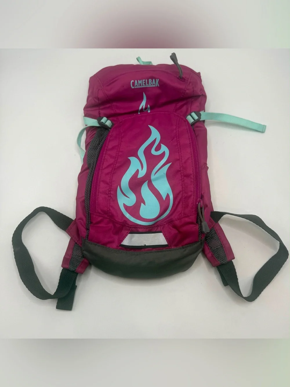 CamelBak Kids Hydration Backpack Pink Aqua Hiking Cycling Small Pack